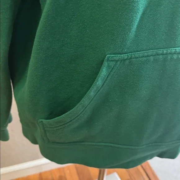 Green Monster Hoodie with Red Socks Logo - Picture 3 of 6